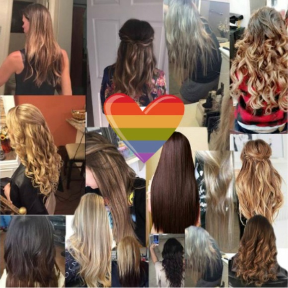 Premium Grade  Human  clip in remy hair extentions main image 7